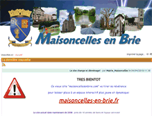 Tablet Screenshot of maisoncellesenbrie.com